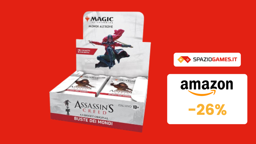 Immagine di OFFERTA a TEMPO: 24 buste di Magic Assassin’s Creed a 111€!