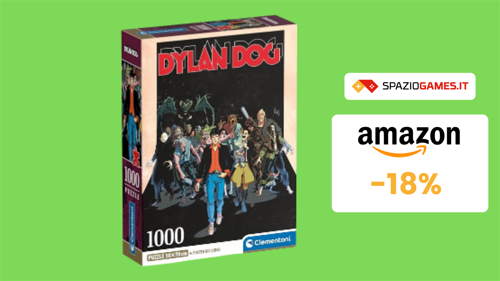 Puzzle da 1.000 pezzi di Dylan Dog a soli 14€: per tutti i fan!