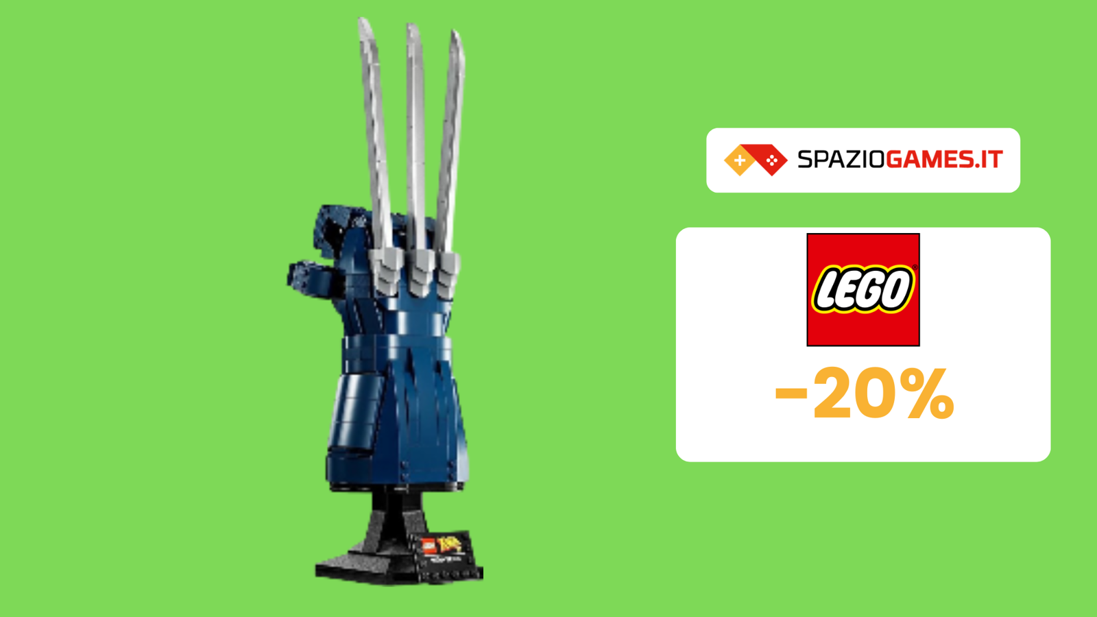Gli artigli di Wolverine LEGO a soli 60€: un must per i fan!