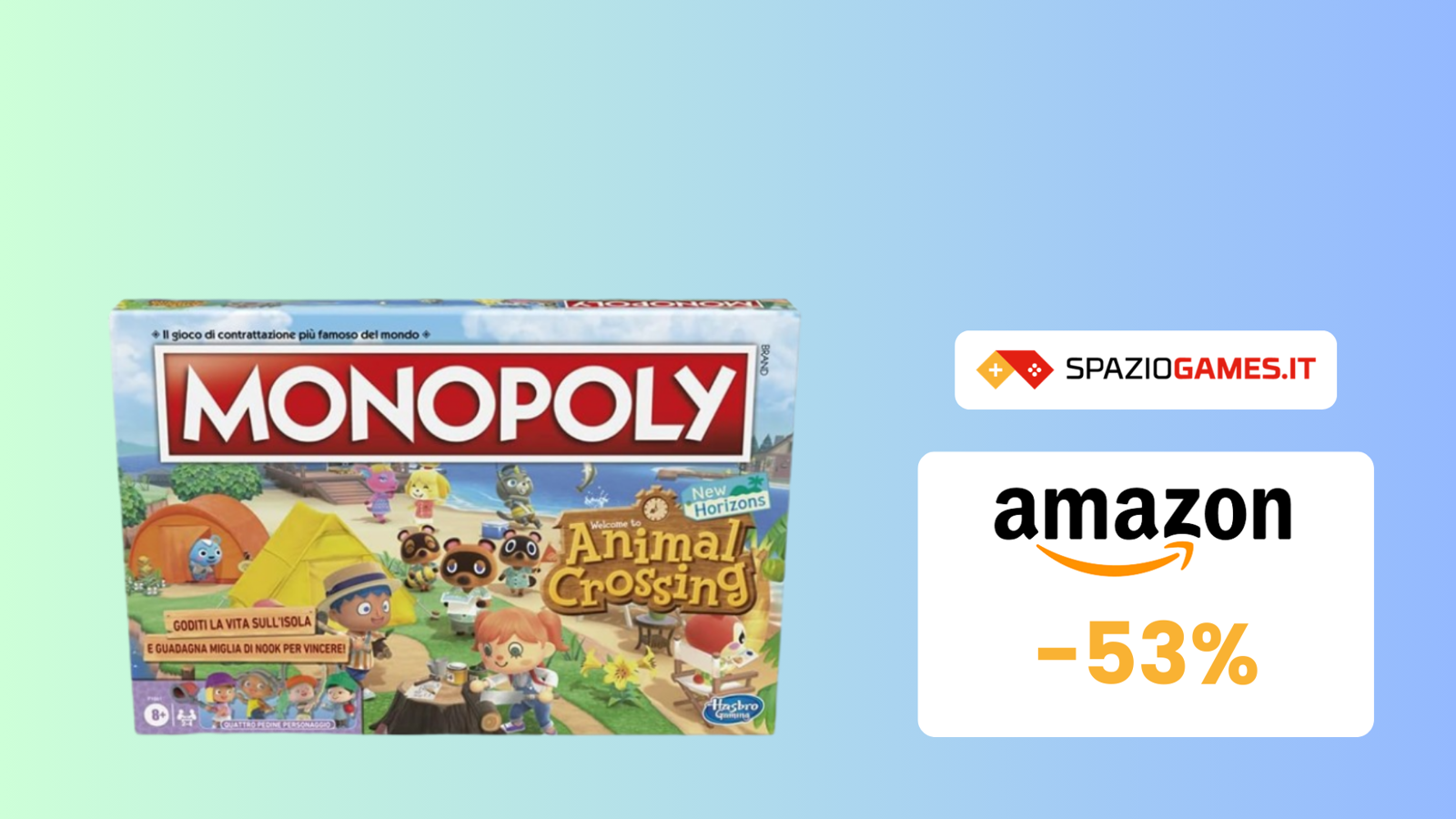 Monopoly di Animal Crossing, CHE PREZZO! (-53%)
