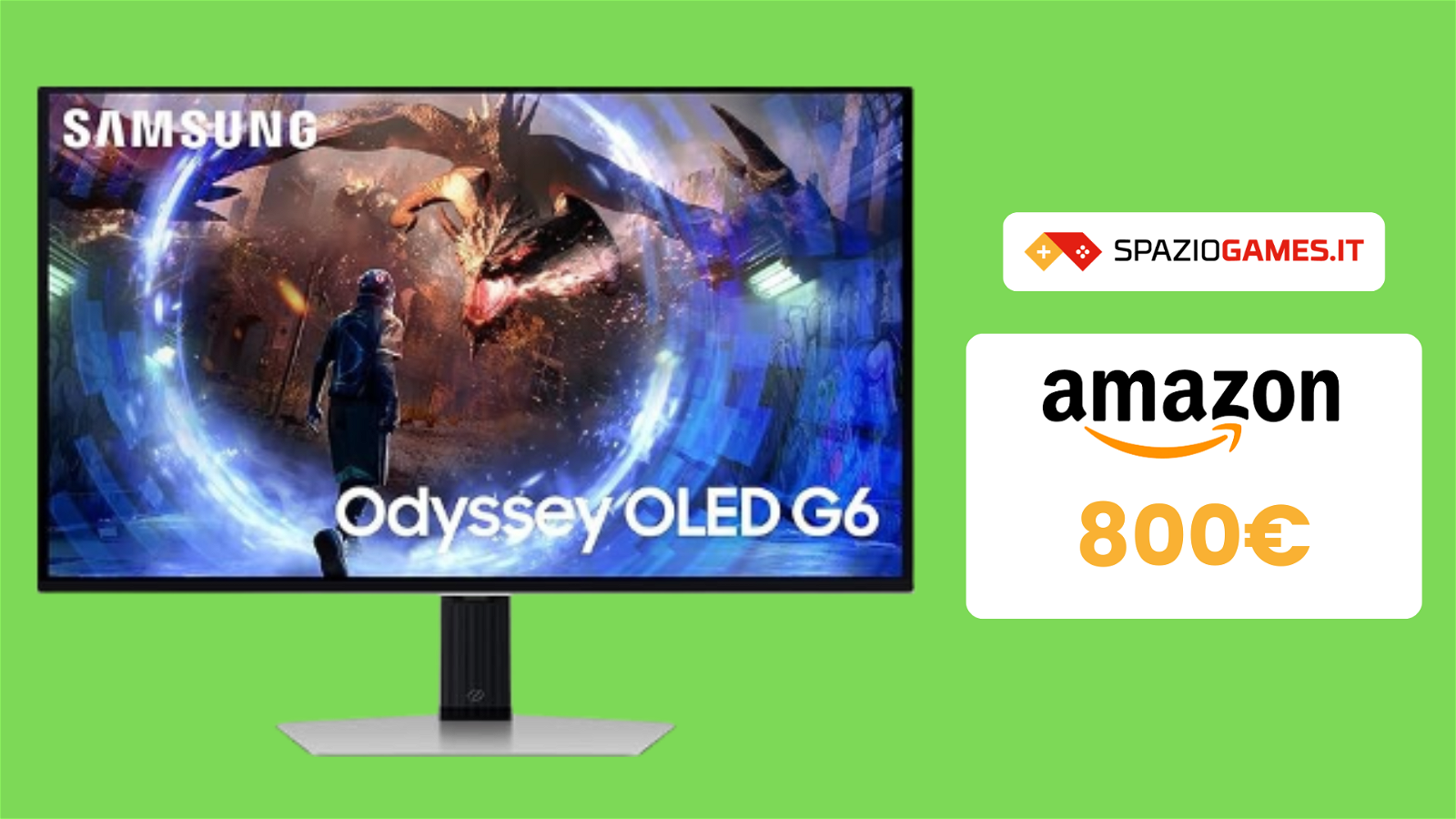 MINIMO STORICO per il monitor da gaming Samsung Odyssey OLED 27''!