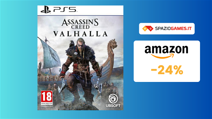 Immagine di Assassin's Creed Valhalla per PS5 a 22€ per vivere da vichingo!