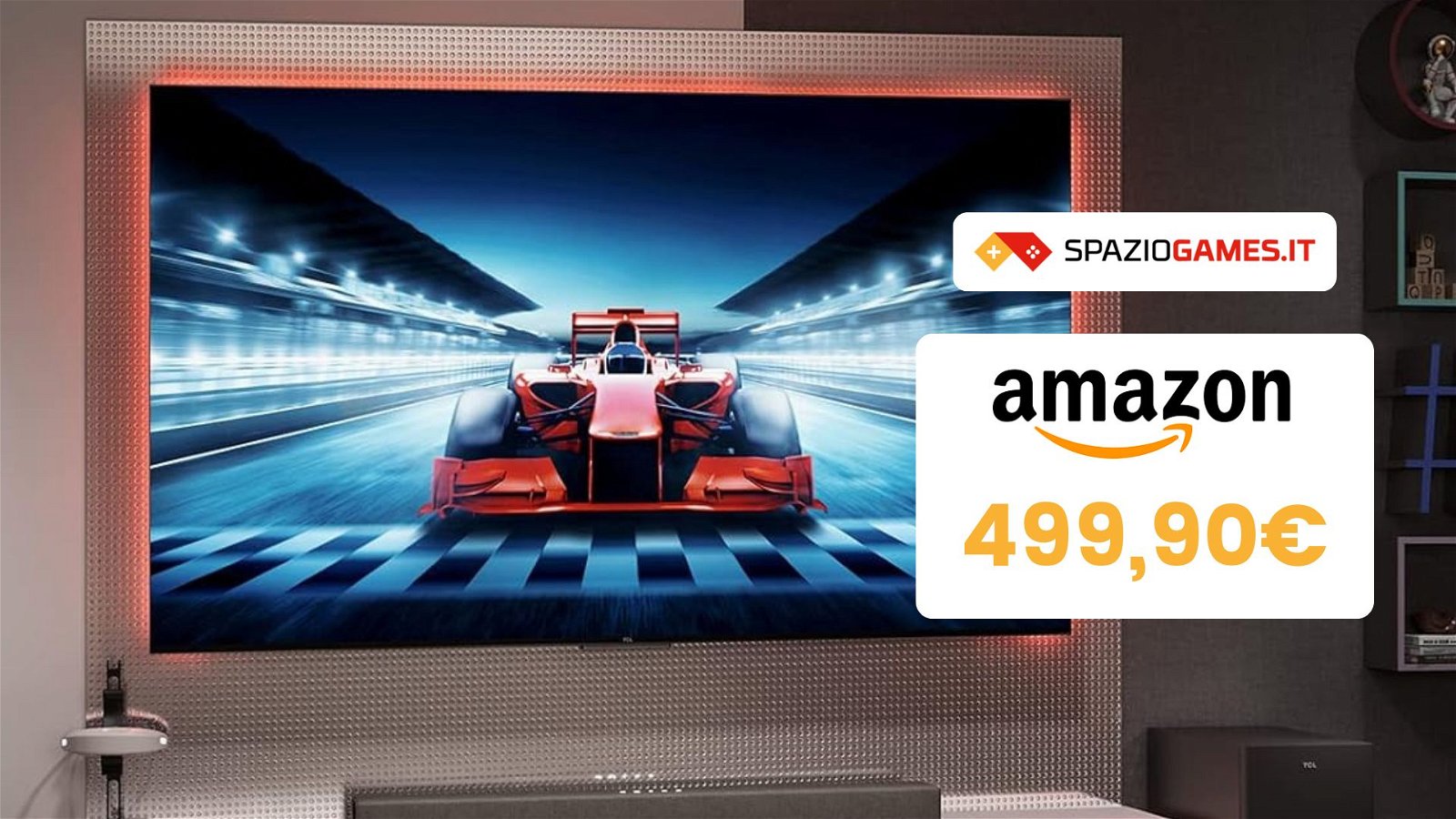 Solo per poco tempo: smart TV TCL 55" 4K a MENO di 500€ su Amazon! Non perderla!