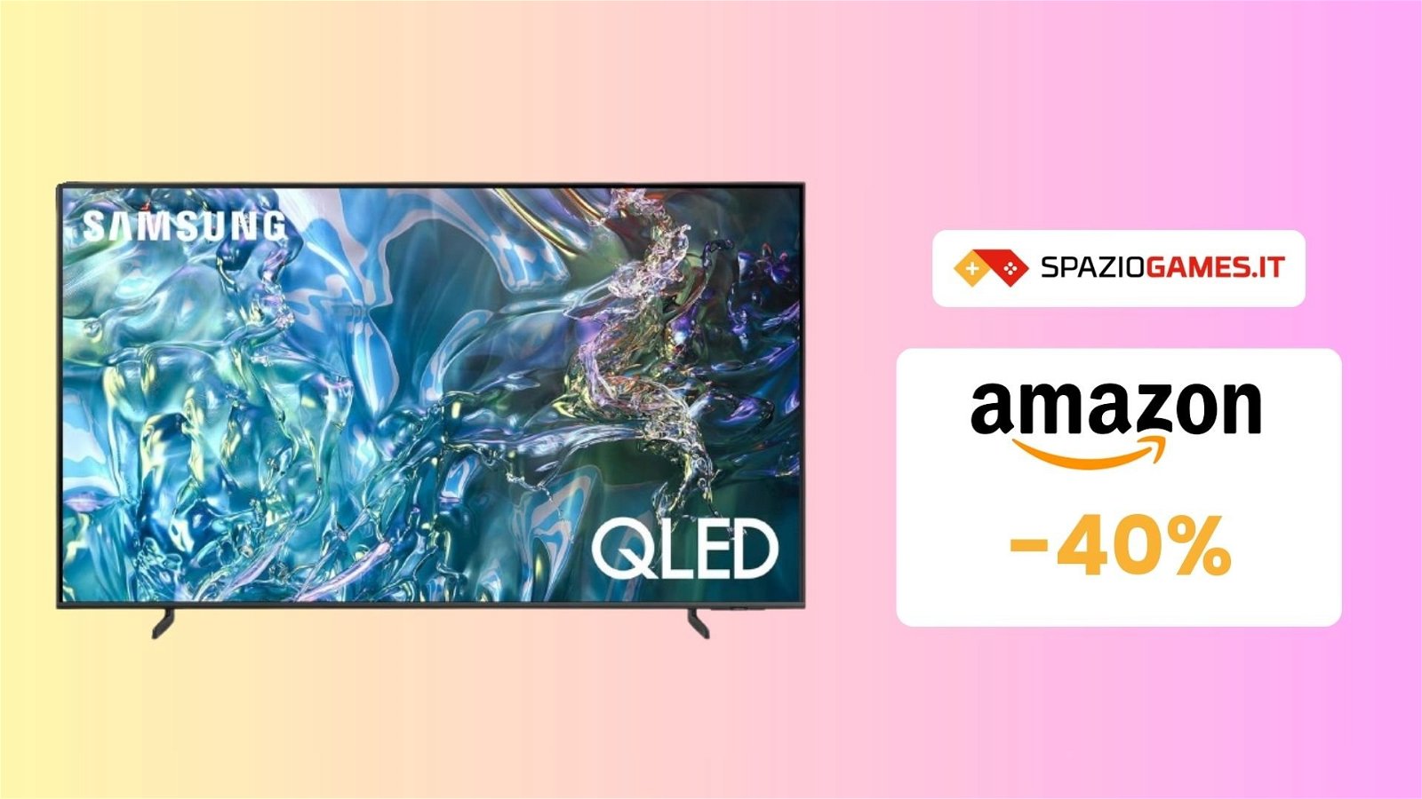 SCONTO del 40% su questa ottima smart TV Samsung 43" 4K: non perdere questa OFFERTA su Amazon!