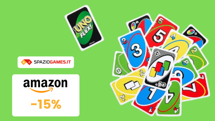 UNO Flex a soli 11€ con mosse speciali e strategiche!