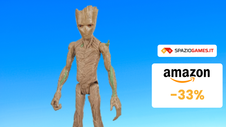 Action figure di 30 centimetri di Groot a soli 13€!