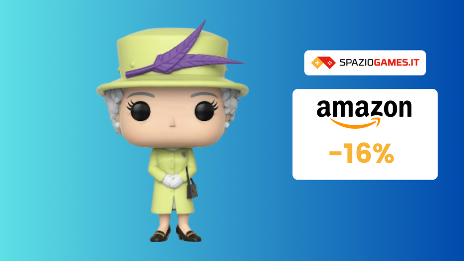 Immagine di Funko Pop della regina Elisabetta II a soli 17€: un omaggio Royal!