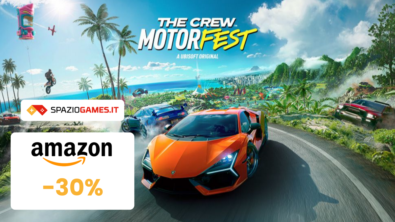 The Crew Motorfest per PS5 a 30€ con contenuti esclusivi!