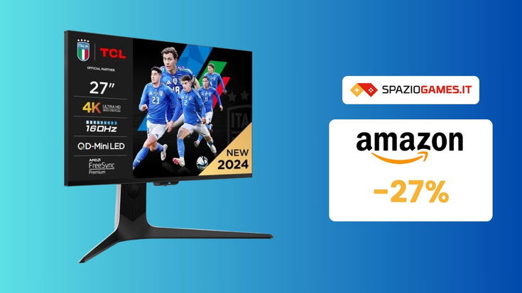 TCL 27R83U, uno dei migliori monitor per gamer e creativi, è ORA in SCONTO! -27%