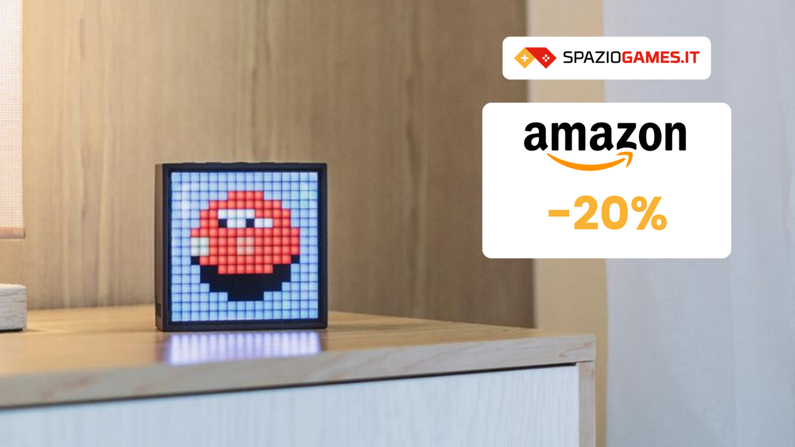 Speaker Divoom con pixel art e funzioni smart a soli 48€!