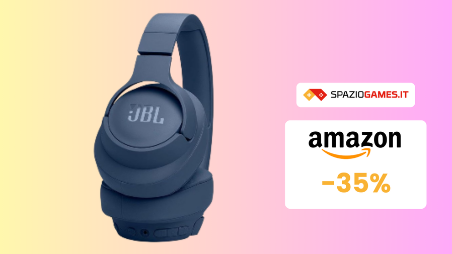 Immagine di JBL Tune 770NC: comfort on-ear e 70 ore di musica a 85€!