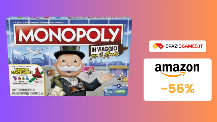 Viaggiate per il mondo con questa versione del Monopoly!