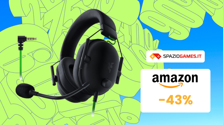 Un AUDIO STREPITOSO nei giochi con le Razer BlackShark V2 X! (-43%)