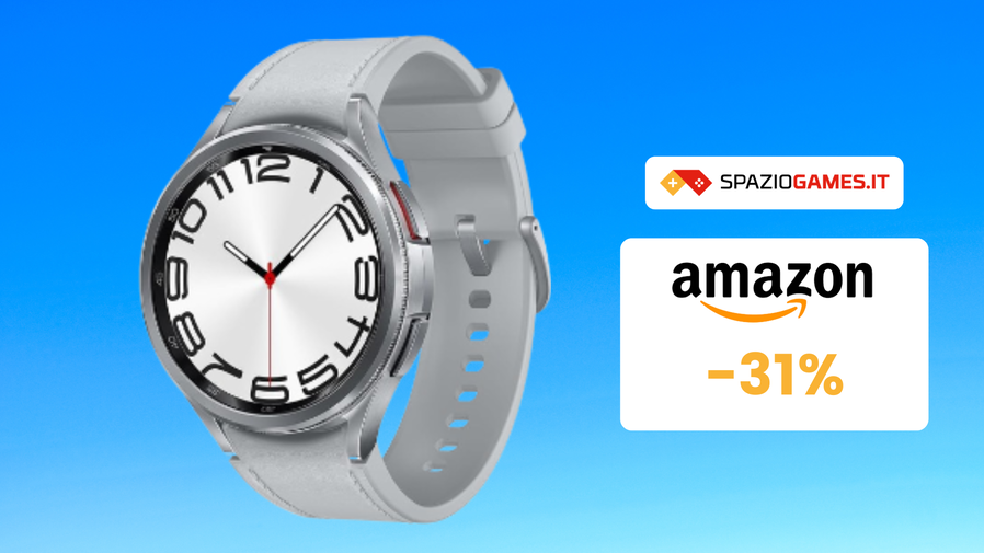 Immagine di Benessere smart con il Samsung Galaxy Watch6 Classic a 310€!