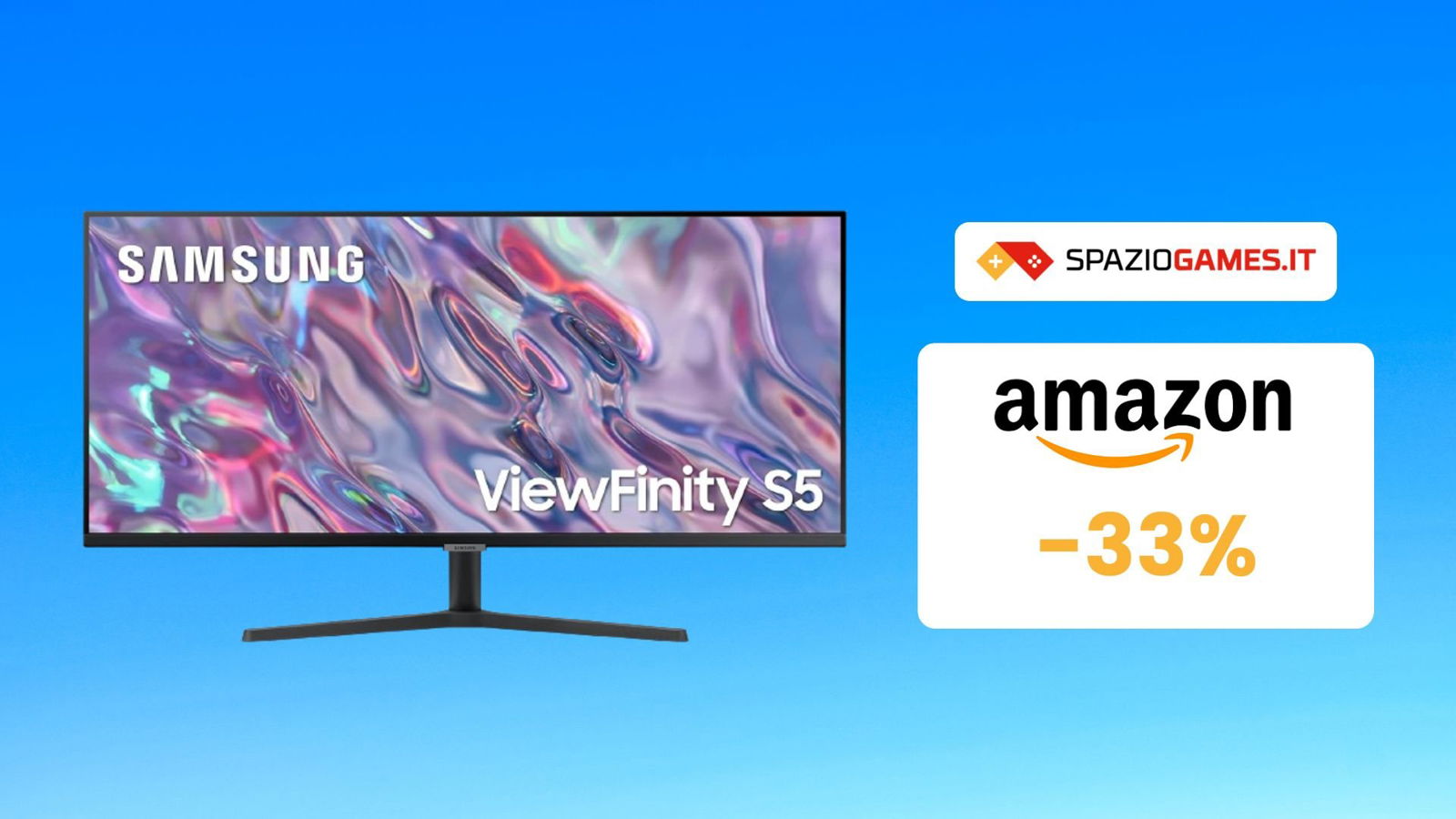 Più spazio, più produttività: ecco il monitor da 34” che cambierà le tue giornate! 33% di SCONTO!