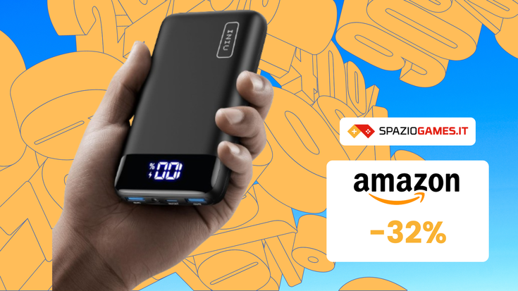 I tuoi dispositivi non si scaricheranno mai con questo powerbank! (-32%)