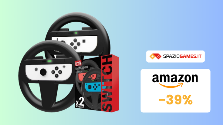 Porta la tua esperienza di corsa su Switch su un altro livello con questi volanti! (-39%)