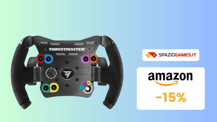 Godetevi un'esperienza di guida multipiattaforma con questo volante Thrustmaster! (-15%)