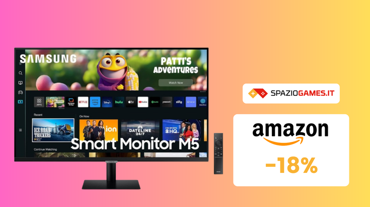 Questo monitor gaming ha tutte le funzionalità di una smart TV e COSTA POCHISSIMO! (-18%)