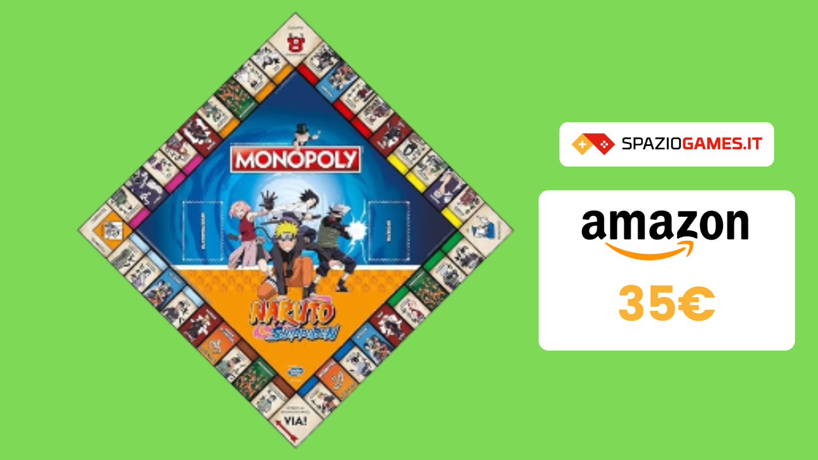 Monopoly di Naruto a 35€: il classico rivisitato per i fan!