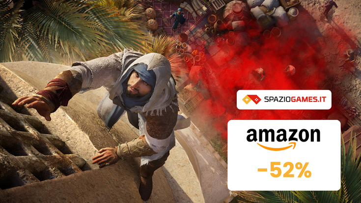 Assassin's Creed Mirage per PS5 a METÀ PREZZO: oggi a 24€!