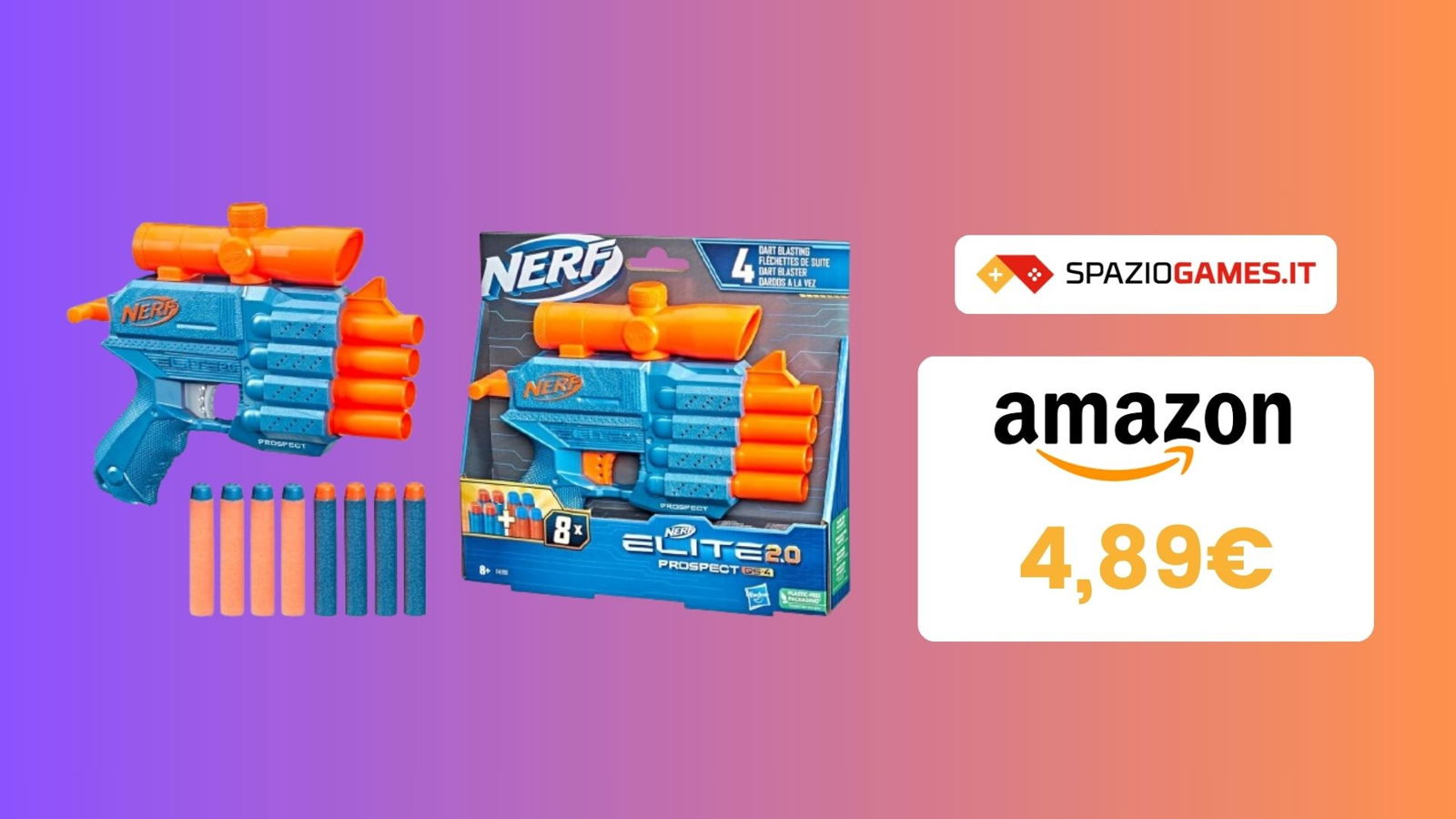 Spara per primo e spara meglio: Il blaster Nerf che tutti vogliono è in SCONTO!