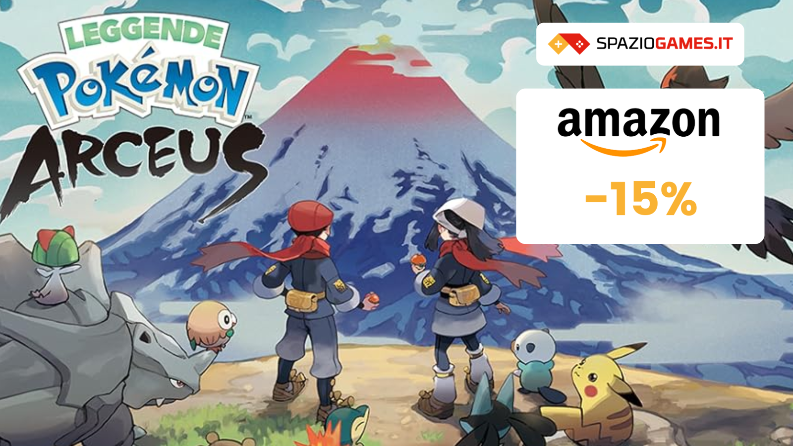 Leggende Pokémon Arceus per Switch a 40€: vendutissimo su Amazon!