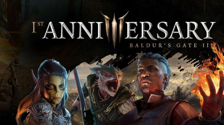 Baldur's Gate 3 festeggia l'anniversario con un regalo per tutti i fan