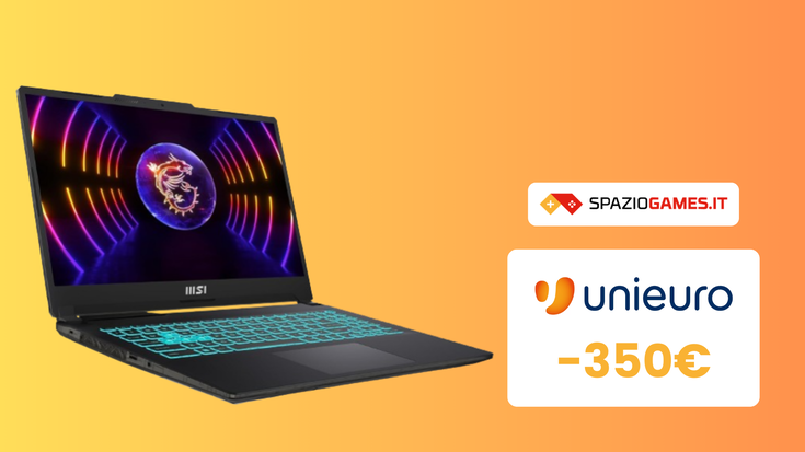 Questo fantastico notebook gaming MSI è SCONTATO di 350€!