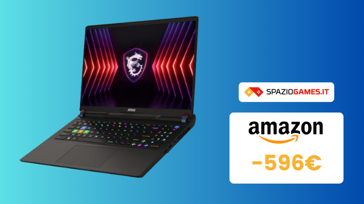 Portatevi a casa questo notebook gaming MSI con uno SCONTO INCREDIBILE di 596€!