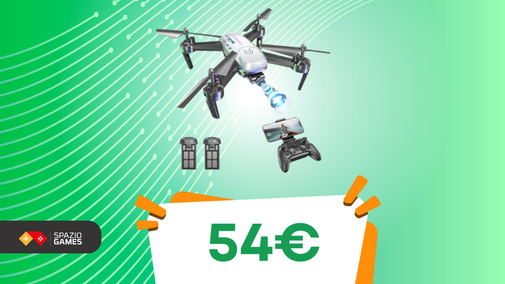 Un drone a 54€? Eccolo, ideale per principianti e ragazzini!