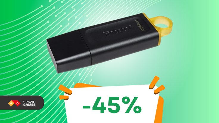 Chiavetta USB Kingston da 128GB a SOLI 11€: da avere subito!