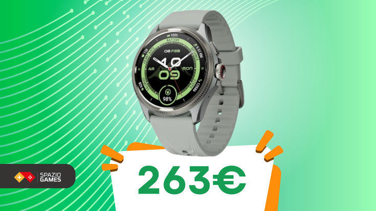 TicWatch Pro 5 Enduro a 263€ con monitoraggio della salute 24/7!