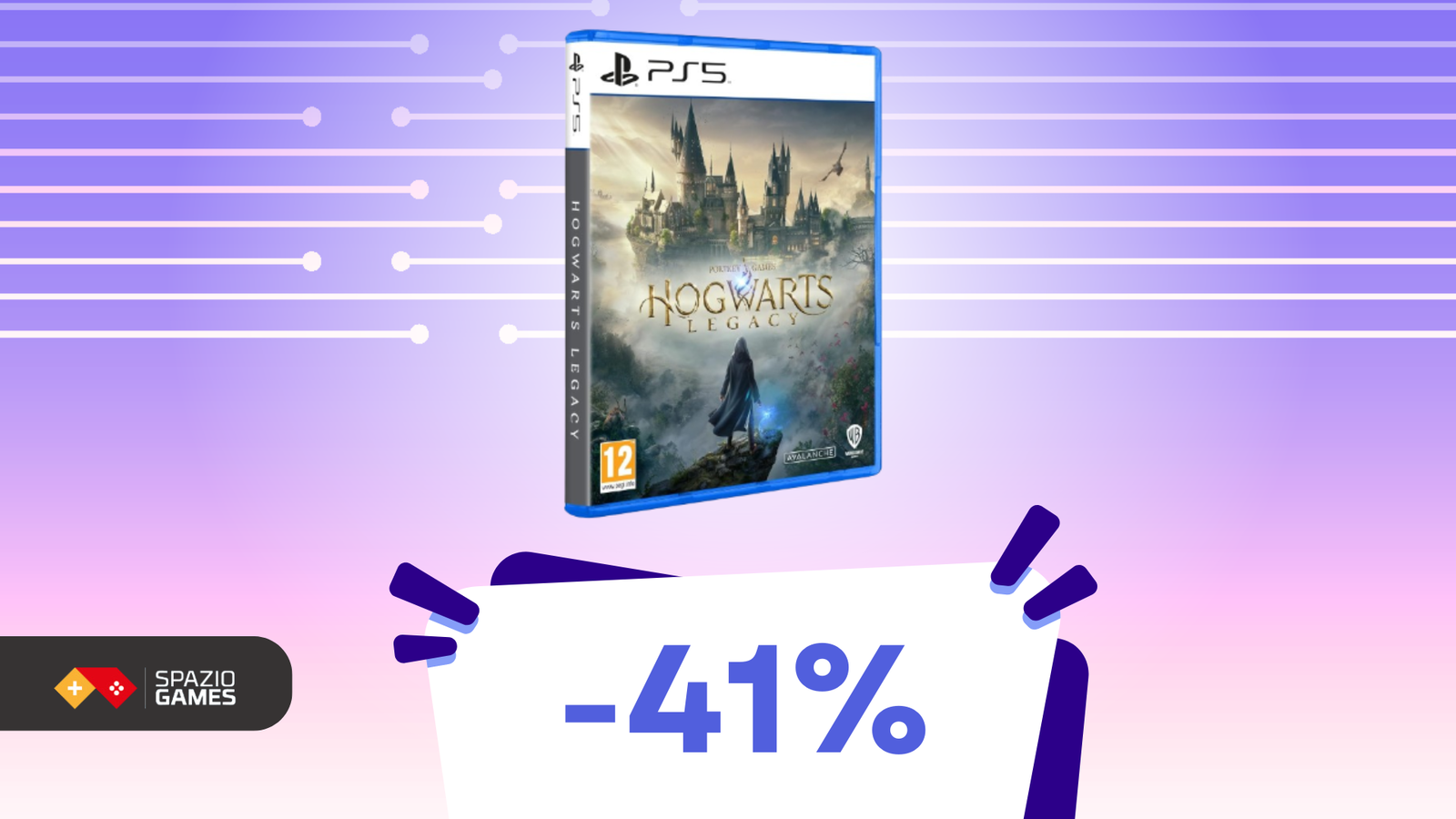 La vostra lettera per Hogwarts arriva oggi: Hogwarts Legacy PS5 è SCONTATO del 41%!