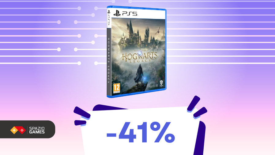 Immagine di La vostra lettera per Hogwarts arriva oggi: Hogwarts Legacy PS5 è SCONTATO del 41%!