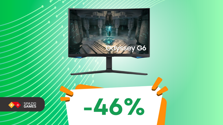 Cercate un'esperienza di gioco incredibile? Il monitor Samsung Odyssey G6 oggi è SCONTATISSIMO!