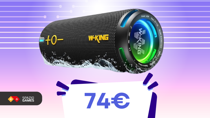 Immagine di Speaker W-KING D320: un'esperienza sonora impermeabile a 74€!