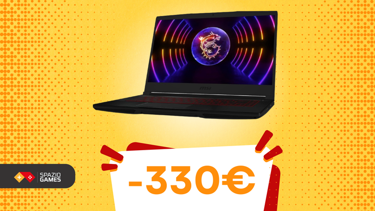 Uno sconto di 330€ su un notebook da gaming?! Solo su Amazon, MSI Thin GF63 a un prezzo TOP!