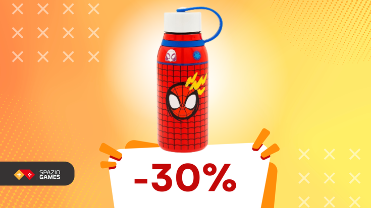 Borraccia di Spider-Man a 14€ per un'idratazione perfetta!