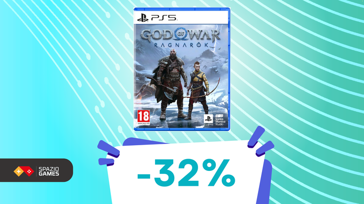 Continuate le avventure di Kratos e Atreus in God of War: Ragnarok, oggi a -32%!