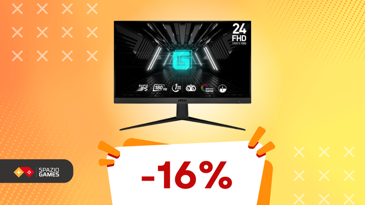 I videogiochi non sono mai stati così belli! Il monitor MSI G2412F oggi è SCONTATO del 16%!