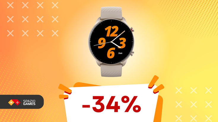 Rimani connesso e in salute grazie a questo smartwatch Amazfit, oggi in SUPER SCONTO! -34%