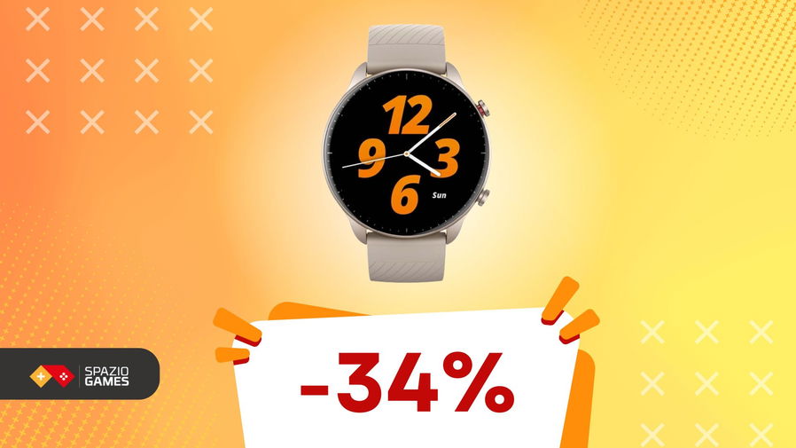 Immagine di Rimani connesso e in salute grazie a questo smartwatch Amazfit, oggi in SUPER SCONTO! -34%