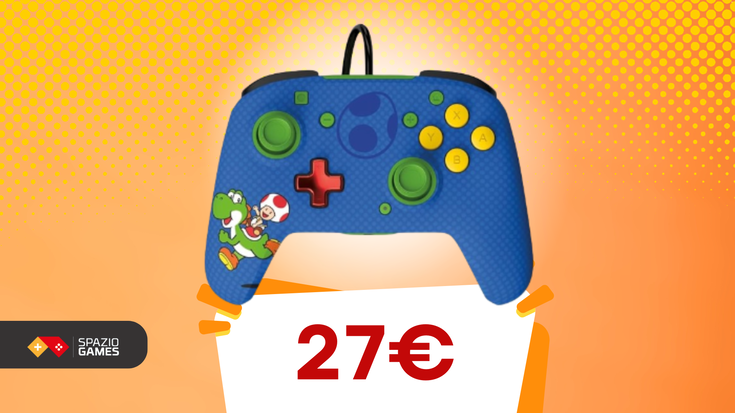 STUPENDO controller di Toad & Yoshi per Switch a soli 27€!