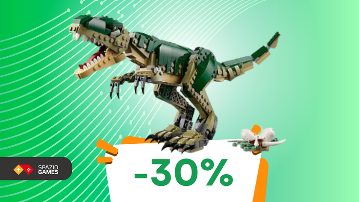 T-Rex LEGO a 42€: lo sentite il suo terribile ruggito?!