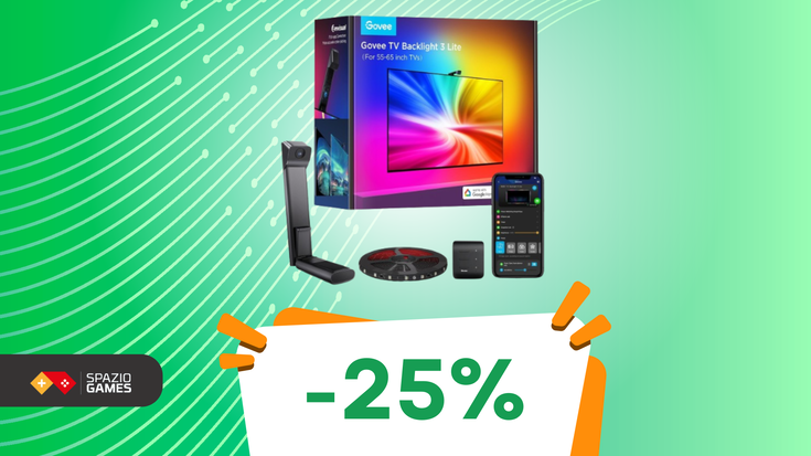 Colorate il vostro setup con questa striscia LED per TV di Govee! (-25%)