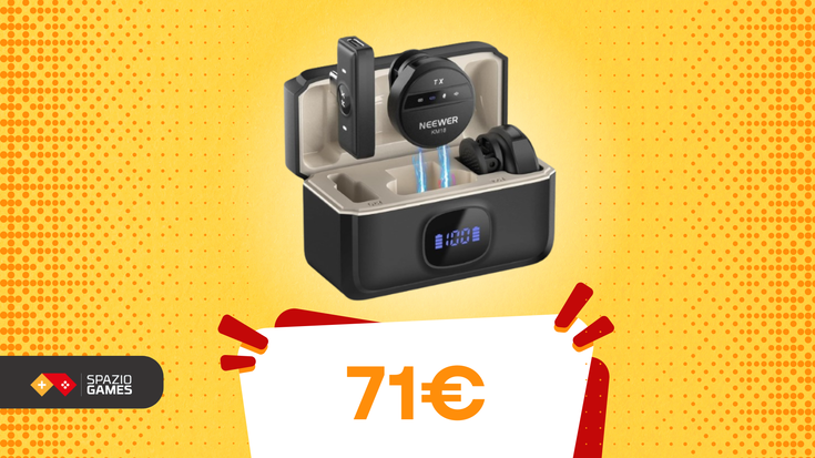 Questo kit con microfono Lavalier è super portatile e SCONTATISSIMO! (-28€)