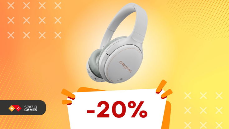 Cancellazione del rumore e comfort totale con queste cuffie Creative in OFFERTA! -20%