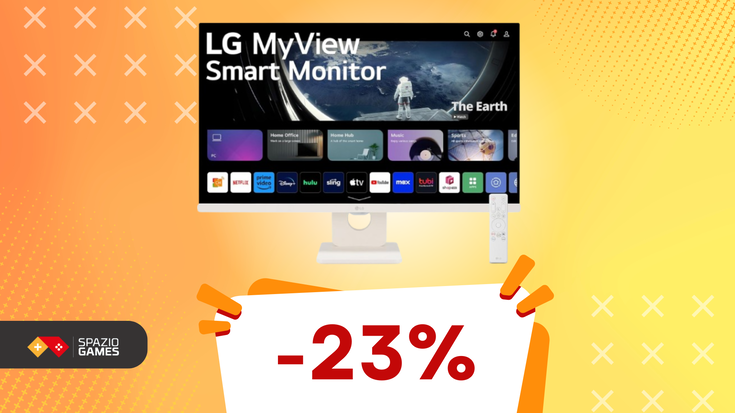 Questo Smart Monitor LG offre una qualità visiva TOP a un prezzo bassissimo! (-23%)