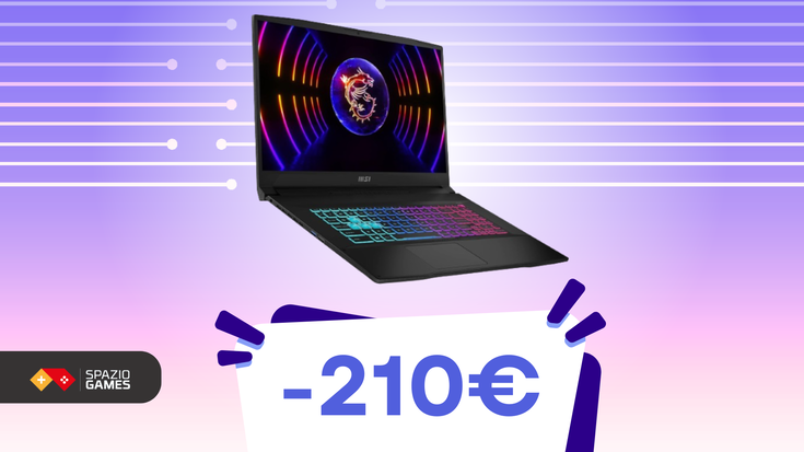 Risparmiate 210€ su questo notebook gaming MSI, oggi in SUPER OFFERTA!